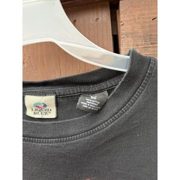 Men's T-shirt LIQUID BLUE Skull Indian Native American Chief Warrior 4XL - Picture 4 of 6